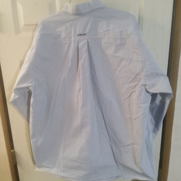 Ariat Pro Series Men's LS Striped Button Down Shirt Size XL - Picture 4 of 7